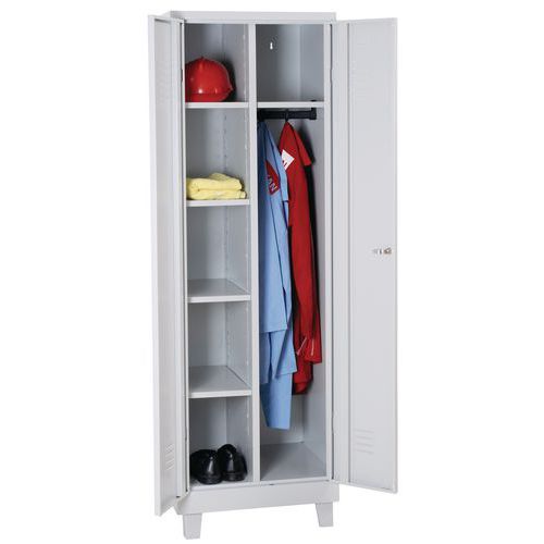 Armoire Entretien Linge Sur Pied 1900x600x500 Gris