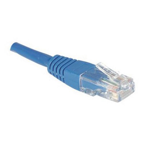 Cordon Patch Rj45 U/utp Cat 5e 3 Mètres Bleu
