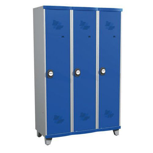 Vest Mono Is S/p 3col L1200x H1925xp500 Ser Code Gris/bleu