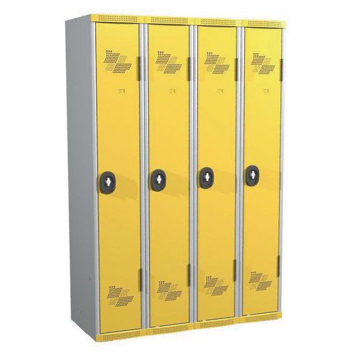 Vest Mono Ip Socle 4col L1200x H1800xp500 Pcad Enas Gris/jau