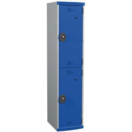 Vest Mono 1 Col 2p H1800xl400 Xp500 Serr Clé Gris Clair/bleu