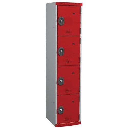 Vest Mono 1 Col 4p H1800xl400 Xp500 Serr Clé Grisclair/rouge