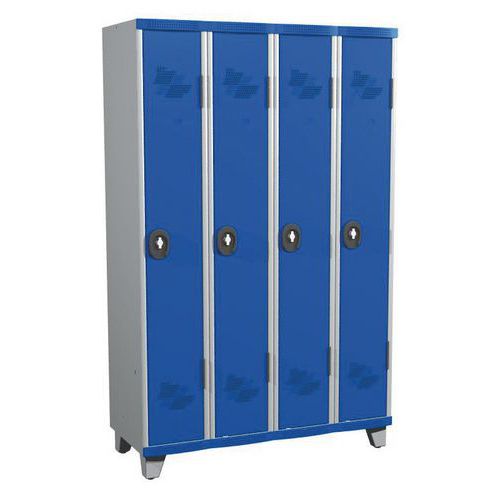 Vest Mono S/p Ip 4 Col L1200x H1915xp500 Cadenas Gris/bleu