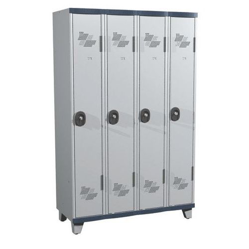 Vest Mono S/p Ip 4 Col L1200x H1915xp500 Serrure à Clé Gris/clair