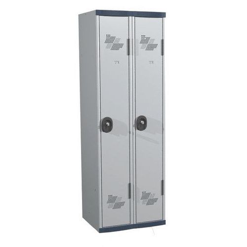 Vest Mono Socle Ip 2 Col L600x H1800xp500 Serr Clé Gris Clai