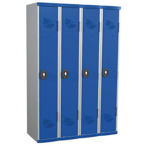 Vest Mono Socle Ip 4col L1200x H1800xp500 Serr Clé Gris/bleu