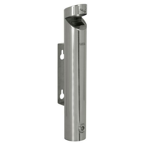 Cendrier mural inox avec toit - 1.7 L Cendrier mural inox avec toit - 1.7 L