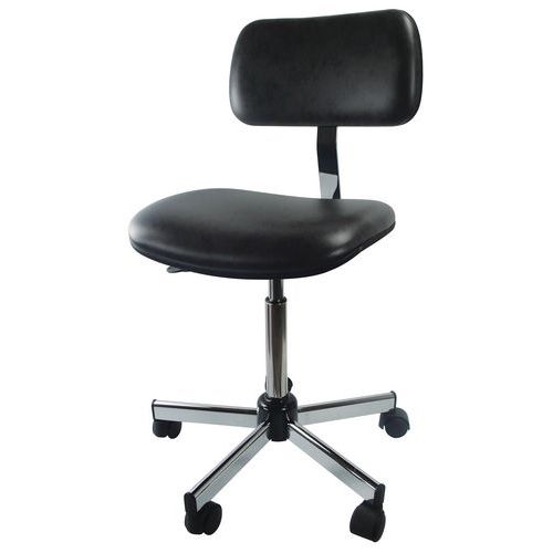 Siège de laboratoire ergonomique - Bas - Sur roulettes Siège de laboratoire ergonomique - Bas - Sur roulettes