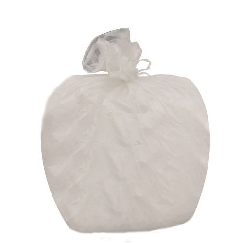 JetSac - Lot de 200 sacs poubelle 10L blancs - 17 μm - 50% recyclé - NF