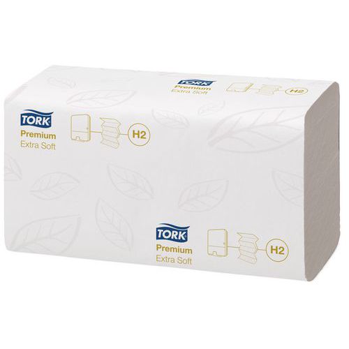 Essuie-mains Tork Premium H2 - Enchevêtré Essuie-mains Tork Premium H2 - Enchevêtré