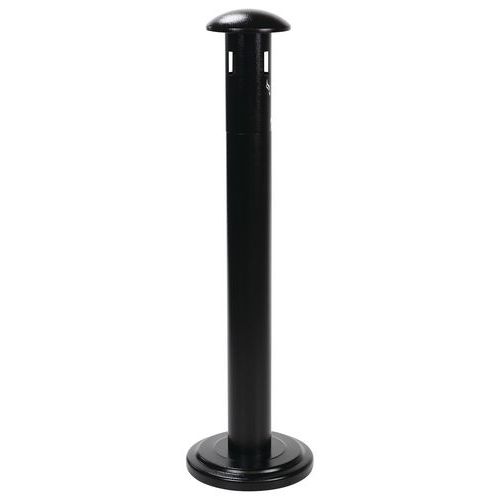 Cendrier colonne sur socle à poser - 11L - Manutan Expert Cendrier colonne sur socle à poser - 11L - Manutan Expert