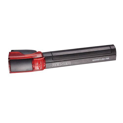 Reiner - Stylo Imprimeur Speed-i-Jet 798 Gris - 40 Caractères par Ligne - 2 Piles AA