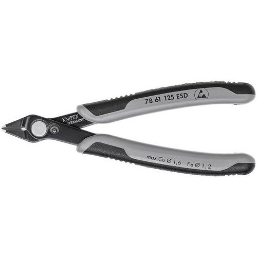 Pince Coupante Ã‰lectronique Super KnipsÂ® 125mm - Bi-matière Esd