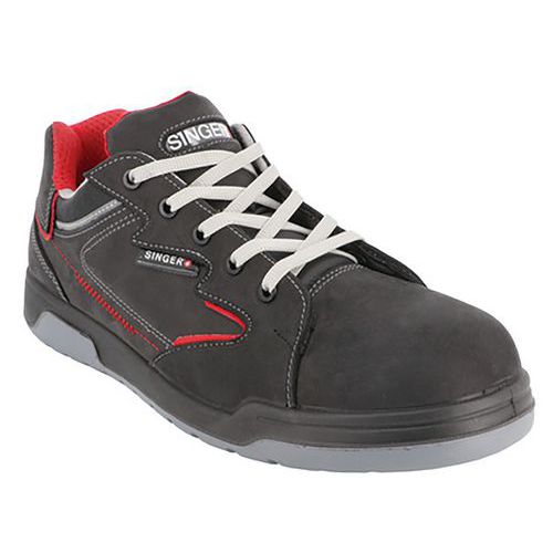 Basket Noire Cuir Nubuck Hydrofuge S3 Src T38