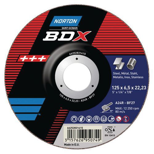 Disque à Tronçonner Bdx Métal 125x32x22.23 42