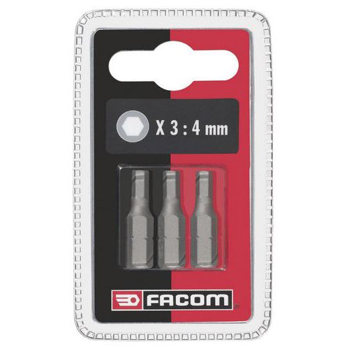 Facom 5 Jeux De 3 Embouts Pour Vis 6 Pans Creux - Facom Facom