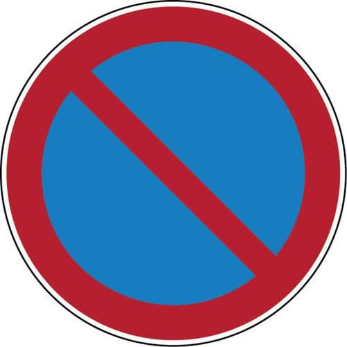 Panneau d'interdiction - Stationnement interdit - Rigide 