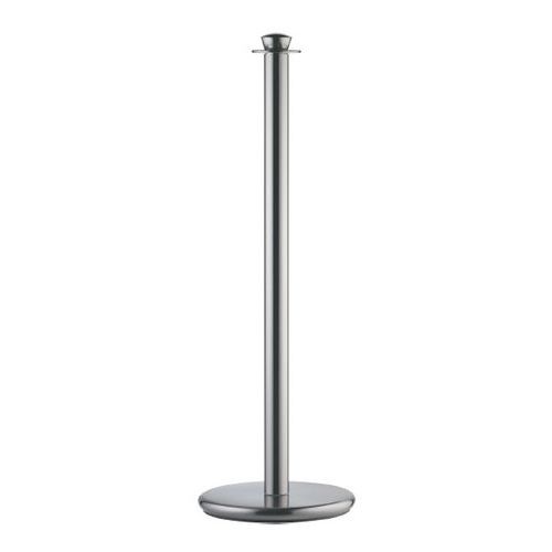 Poteau à Corde Classique Finition Nickel Mat