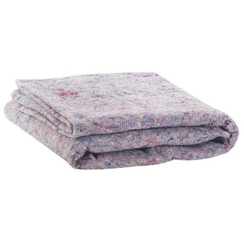 Bunzl - Couverture de déménagement éco 350g 150x200cm Gris - 100% recyclée et recyclable - Idéale pour protéger vos biens