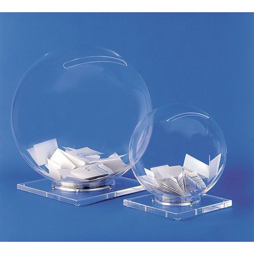 Urne boule de cristal - Sur socle Urne boule de cristal - Sur socle