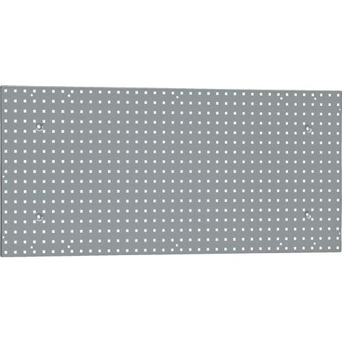 WFI - Panneau perforé mural Workshop - 1950 x 900 mm Gris - Mobilier d'atelier robuste et pratique