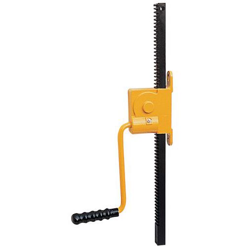 Cric à crémaillère - Force 500 kg Modèle peint - Huchez