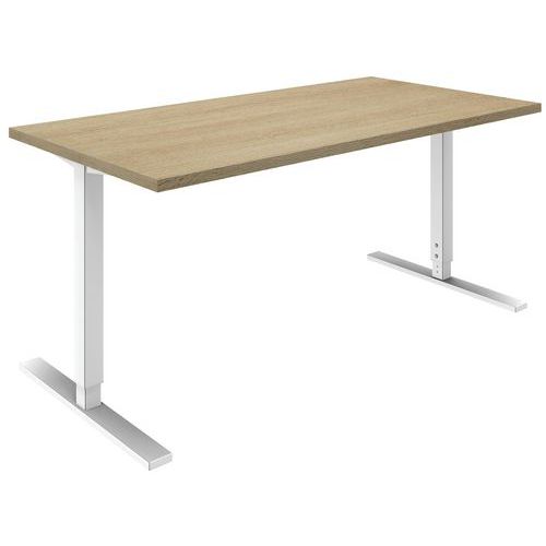 Bureau droit IDEA - pieds ajustables Bureau droit IDEA - pieds ajustables