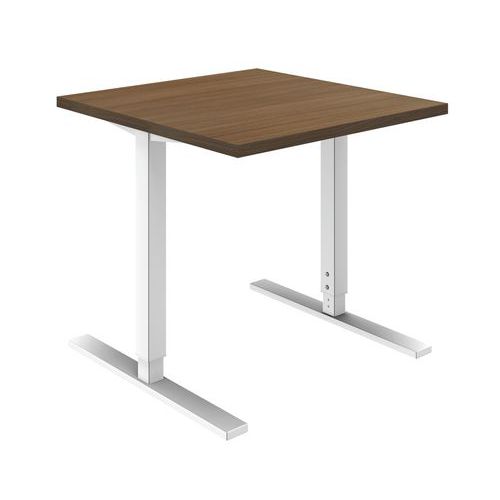 Bureaux Droit Idea Reglable L80cm Noyer