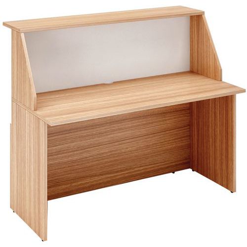 Comptoir Haut Musa L 140 Cm Noyer / Blanc