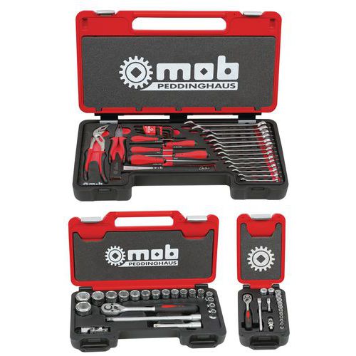 Mob 1 Coffret Multi-outils Cliquets + Douilles - 68 Pièces