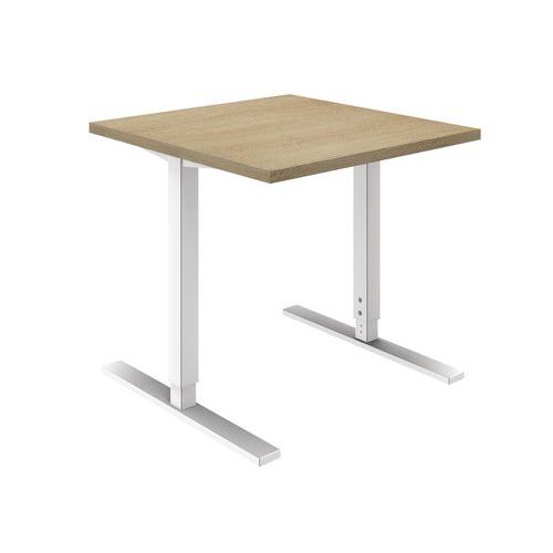 Bureaux Droit Idea Reglable L80cm Chene