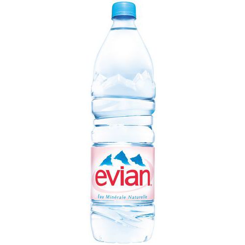 Dimension Bouteille D Eau 1 5l Evian Eau Evian - Manutan.fr