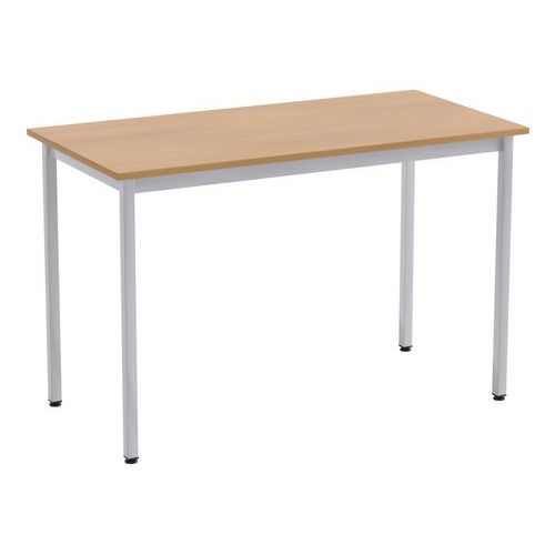 Table De Restaurant Collectif 120x60 Hêtre/gris C
