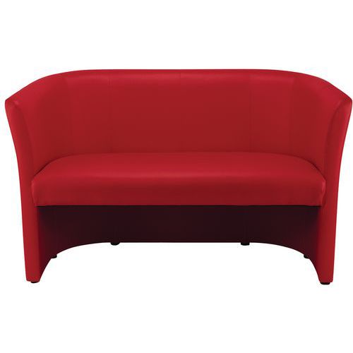 Chauffeuse Club 2 Places Rouge Rouge