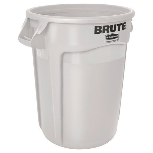 Conteneur Brute Rond 121 Litres Blanc