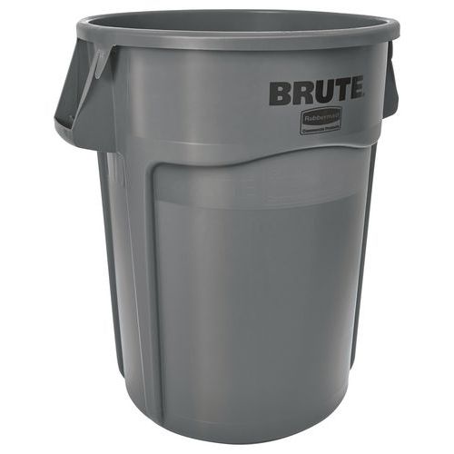 Conteneur Brute Rond 208 Litres Gris