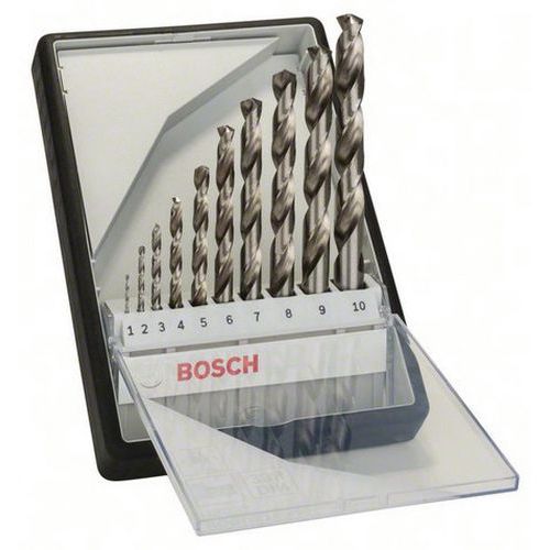 Bosch 1 Jeu Forets Hss-g - 10 Pièces