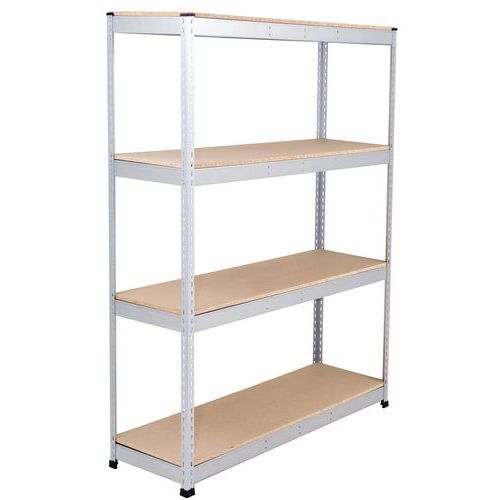Rayonnage D'entrepôt Rapid 1 1980x1525x610 4 Tablettes