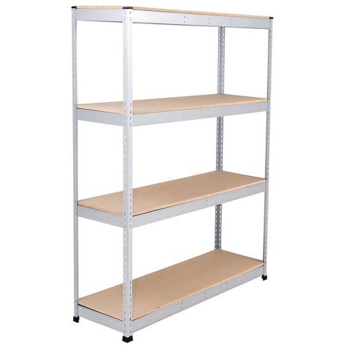 Rayonnage D'entrepôt Rapid 1 1980x1525x915 4 Tablettes