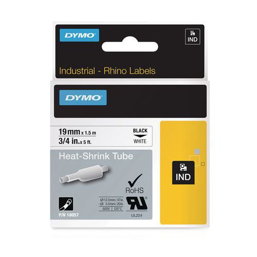 Dymo 1 Ruban Bague Rhino Thermoretractable Dymo