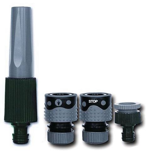 Kit Lance D'arrosage Bi-matière 5 Pièces Ã˜ 15 Mm - Techn'o