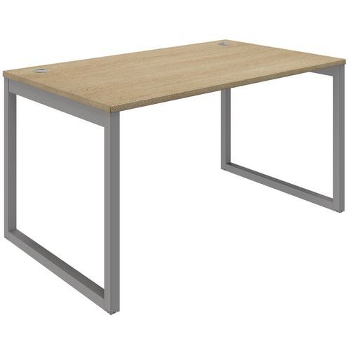 Bureau Droit Air 140 X80 Cm Chene Clair