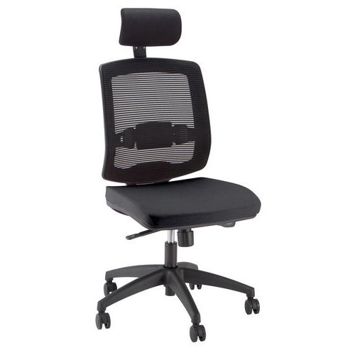 Siege De Bureau New Malice Avec Tetiere Noir