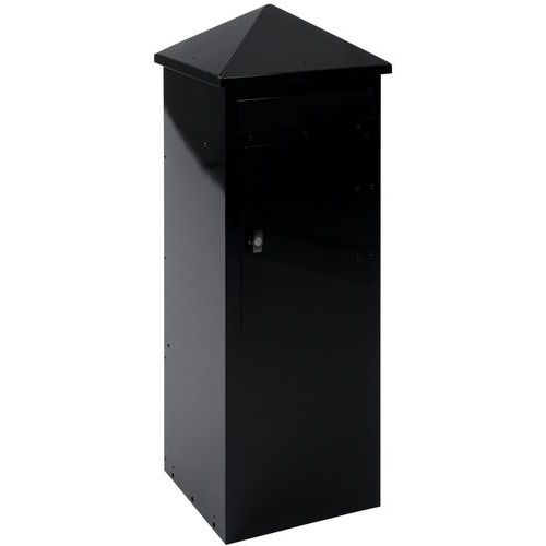 Boîte Aux Lettres à Poser Au Sol - Carrée 39l Noir