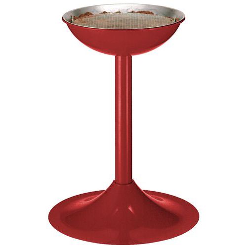 Cendrier Bac À Sable Diamètre 41 Cm Rouge