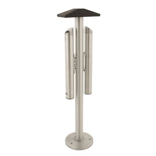 Cendrier Double Capacité 54l Aluminium