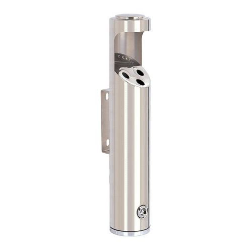Cendrier mural rond en inox poli 1,7L_Vepabins Cendrier mural rond en inox poli 1,7L_Vepabins