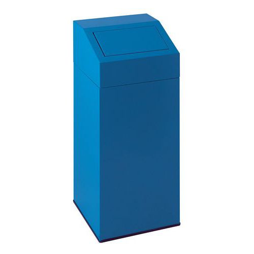 Collecteur Tri Sélectif Avec Clapet 45l Bleu