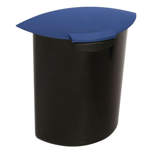 Compartiment 6l Couvercle A Pour Corbeille 18l Noir/bleu