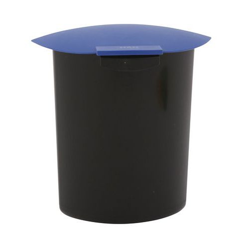 Compartiment 6l Avec Couvercle Pour Corbeille 30l Noir/bleu
